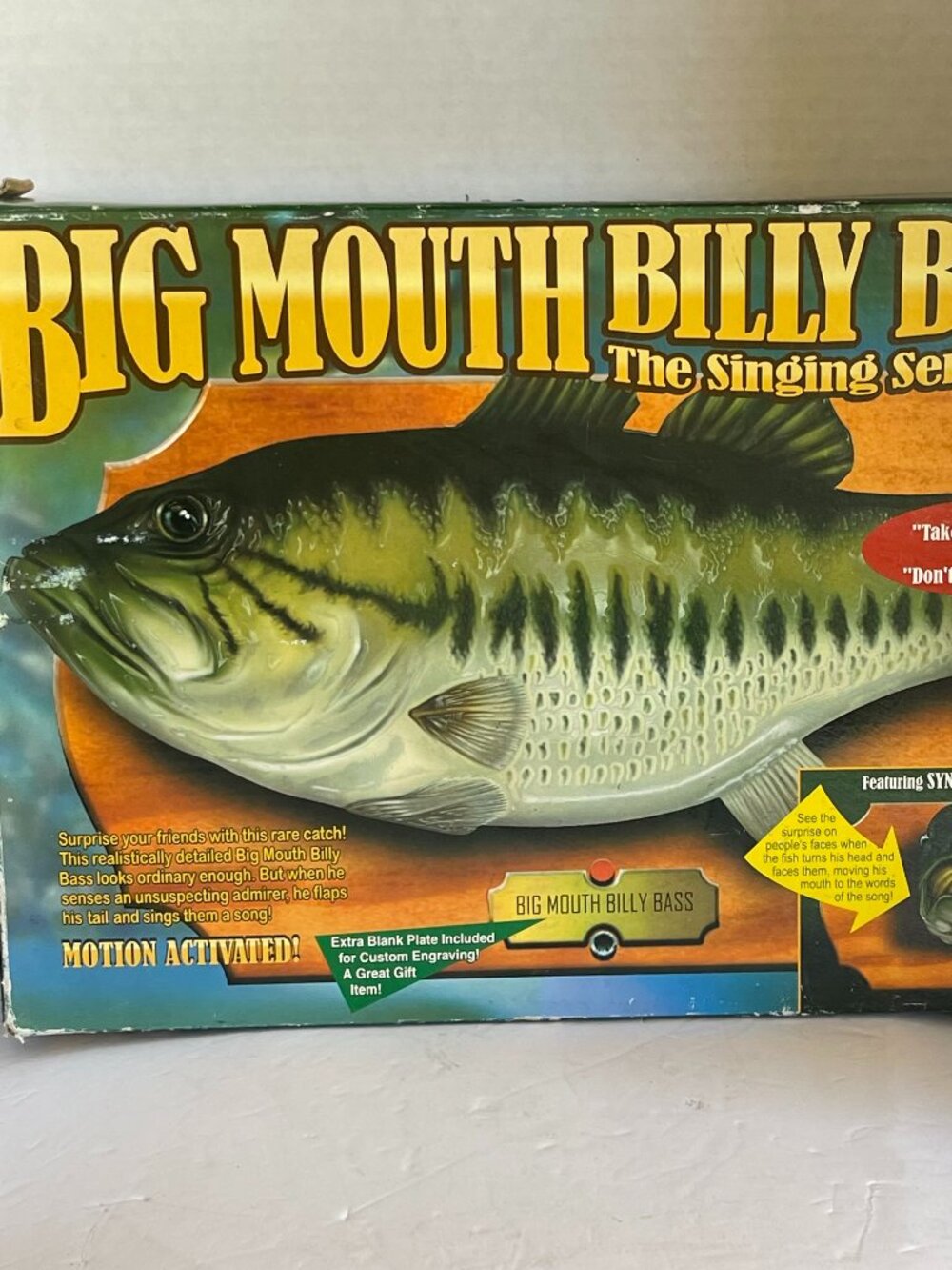 VTG 1999 Big Mouth Billy Bass Singing Fish: Take Me to the River & Don't Worry